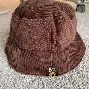 Chocolate Brown Corduroy Bucket Hat